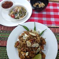 Tea leaf salad at Yar Pyi in Bagan