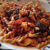 Vegan Vegetable pasta at Terrapin. at Terrapin Restaurant in Rhinebeck