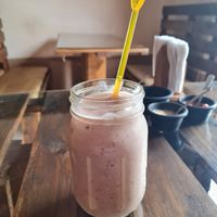 Strawberry Smoothie at Bek Semilla de Vida in San Cristobal De Las Casas