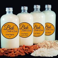Vegetable milks
Flavors: coconut, almond, amaranth and rice. at Bek Semilla de Vida in San Cristobal De Las Casas
