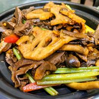 Lotus Root and Mushroom at Wu Guan Tang Su Shi in Shanghai