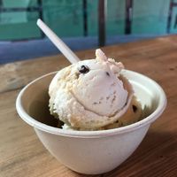 Two scoops of birthday cake ice cream. at Anti Social Icecream Co in Austin