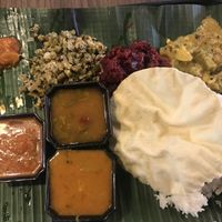 Vegan Thali set  at Komala's Restaurant - Little India in Central Singapore