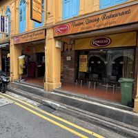 Outsidee  at Komala's Restaurant - Little India in Central Singapore