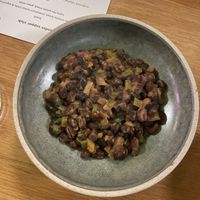 Stewed beans   at Mildreds - Dalston in East London