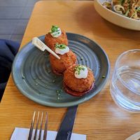 Arranchini rosso at Mildreds - Dalston in East London