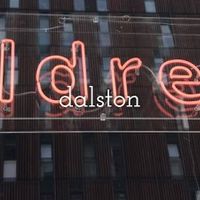 The windows of Dalston Square at Mildreds - Dalston in East London