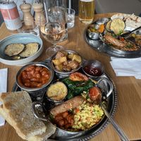Absolutely delicious full English and brunch dish   at Mildreds - Dalston in East London