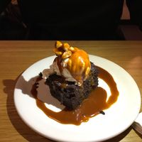 Peanut butter brownie at Mildreds - Dalston in East London