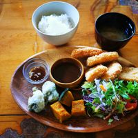 Tofu katsu at Navo in Furano