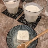 Tofu with seasolt at Tofu Room Dy's in Tokyo