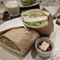 Vegan sando at Tofu Room Dy's in Tokyo