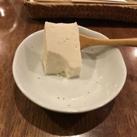 Started tofu, lightly salted  at Tofu Room Dy's in Tokyo