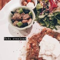 Vegan menu at Tofu Room Dy's in Tokyo