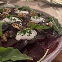 Beet carpaccio   at Boca Xica in Armacao De Pera