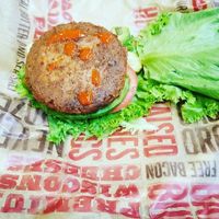 no bun beyond burger at Epic Burger - Streeterville in Chicago