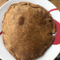 Een lekker gevulde koek  at Cafeteria Reina in Lugo