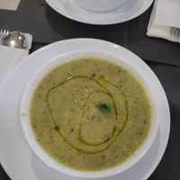 Crema de calabacín at Cafeteria Reina in Lugo