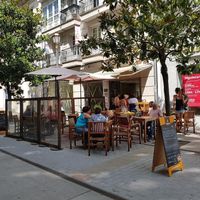 Cafeteria Reina terrace - Lugo, Spain at Cafeteria Reina in Lugo