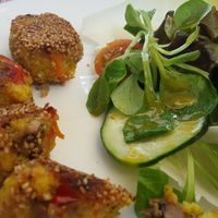 Croquetas de mijo at Cafeteria Reina in Lugo