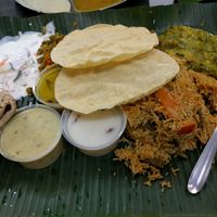 Vegetable Briyani at Komala Vilas - Buffalo Rd in Central Singapore
