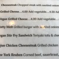 Vegan options at Stella's Cafe in Wildwood