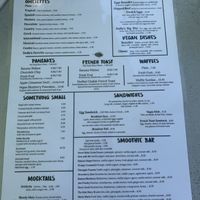 Menu August 2020 at Stella's Cafe in Wildwood