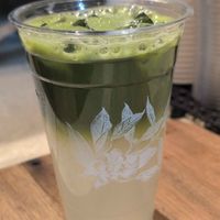 Matcha lemonade at Lucky Goat Coffee in Tallahassee
