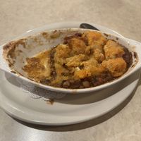 Some semi eaten Sheppardless pie   at Piper's Pub in Pittsburgh