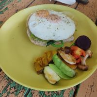 Birds nest breakfast (vegetarian!) at Bird's Nest Cafe in Chiang Mai