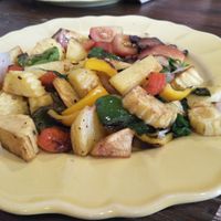 Vegan hash  at Bird's Nest Cafe in Chiang Mai