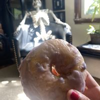 Highly Recommend the Blueberry Donut - So Tasty AND Fluffy 🍩😜💗  at Vegan Donut Gelato in Oakland