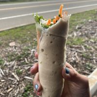Great Portion - Chewy w/Tofu and Vegan ‘Pork’ 😛💗  at Vegan Donut Gelato in Oakland