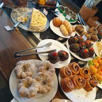 Some of the desserts at Apetit Natural in Brasilia
