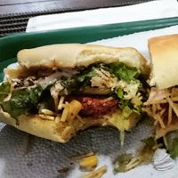 Sanduíche de salcichão at Apetit Natural in Brasilia