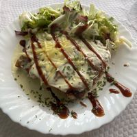 Jackfruit lasagna  at Veggie Momi in Albufeira