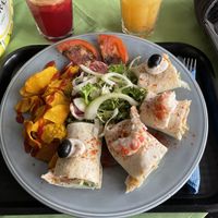 “Shrimp” wraps   at Veggie Momi in Albufeira