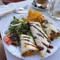 ‘Simples’ Vegan Wrap  at Veggie Momi in Albufeira