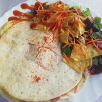 Quesadilla at Veggie Momi in Albufeira