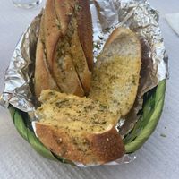 Garlic bread was lovely  at Veggie Momi in Albufeira