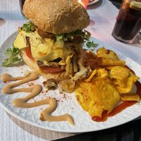 Momi’s burger  at Veggie Momi in Albufeira