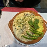 Stroganoff (hubby wanted it after tasting how yummy mine was) x  at Veggie Momi in Albufeira