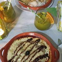 Lasagne and Curry at Veggie Momi in Albufeira