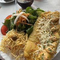 Vegan Cheese Omelet  at Veggie Momi in Albufeira