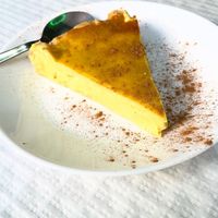 Portuguese tart  at Veggie Momi in Albufeira