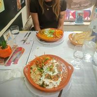 Lentil curry and lentil stew (below) at Veggie Momi in Albufeira