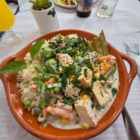 Tofu stew at Veggie Momi in Albufeira