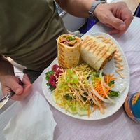 Portugese wrap at Veggie Momi in Albufeira