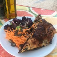 Black bean pastry  at Veggie Momi in Albufeira