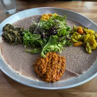 Veggie Platter at Moya in San Francisco